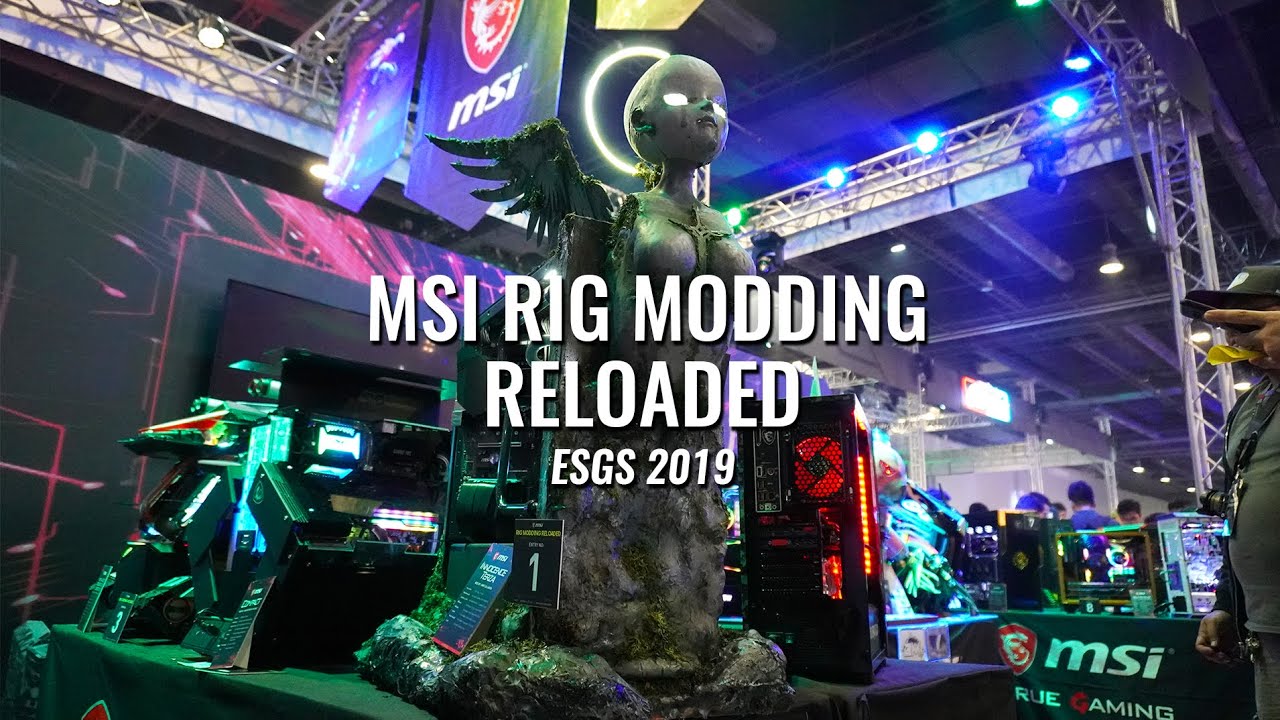 VLOG: MSI RIG MODDING RELOADED 2019 #ESGS2019 [Part 1]