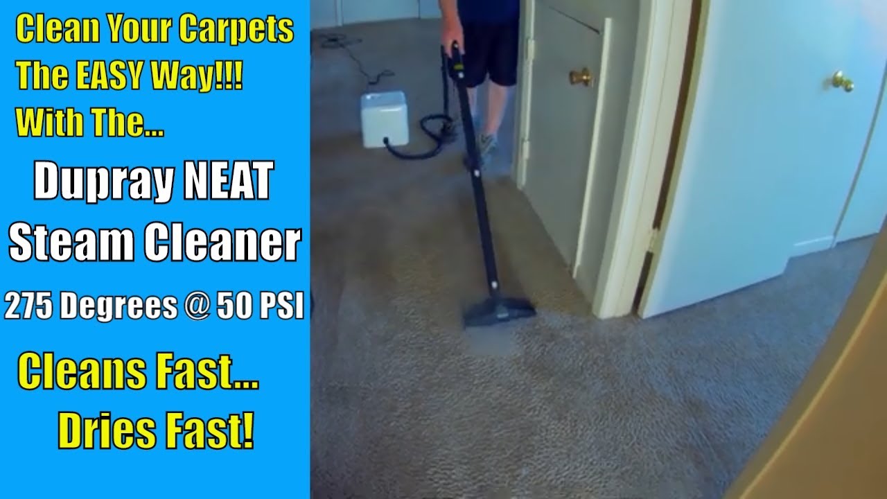 Clean Carpets Better, Faster With Dupray NEAT Steamer!!!