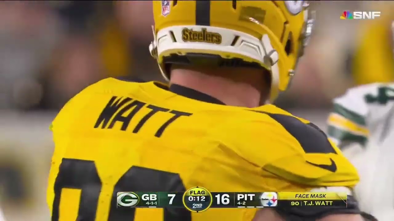 Zach Tom vs TJ Watt (2025) | OL vs DL Matchup