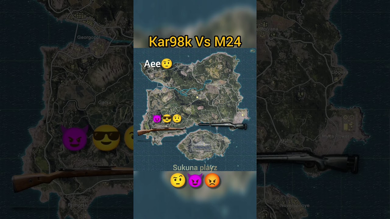 Kar98k Vs M24 😈😎🥶  