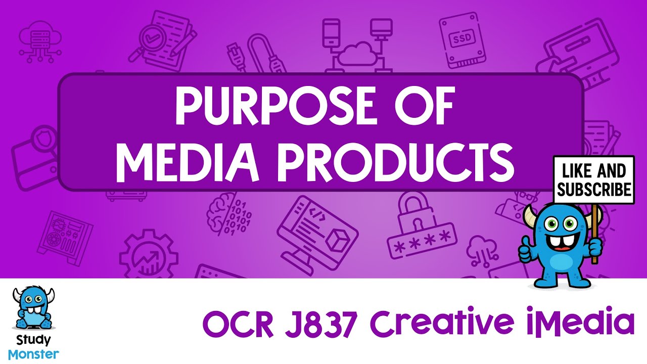 Purpose of Media Products | OCR Creative iMedia Revision | Style, Content & Layout Explained