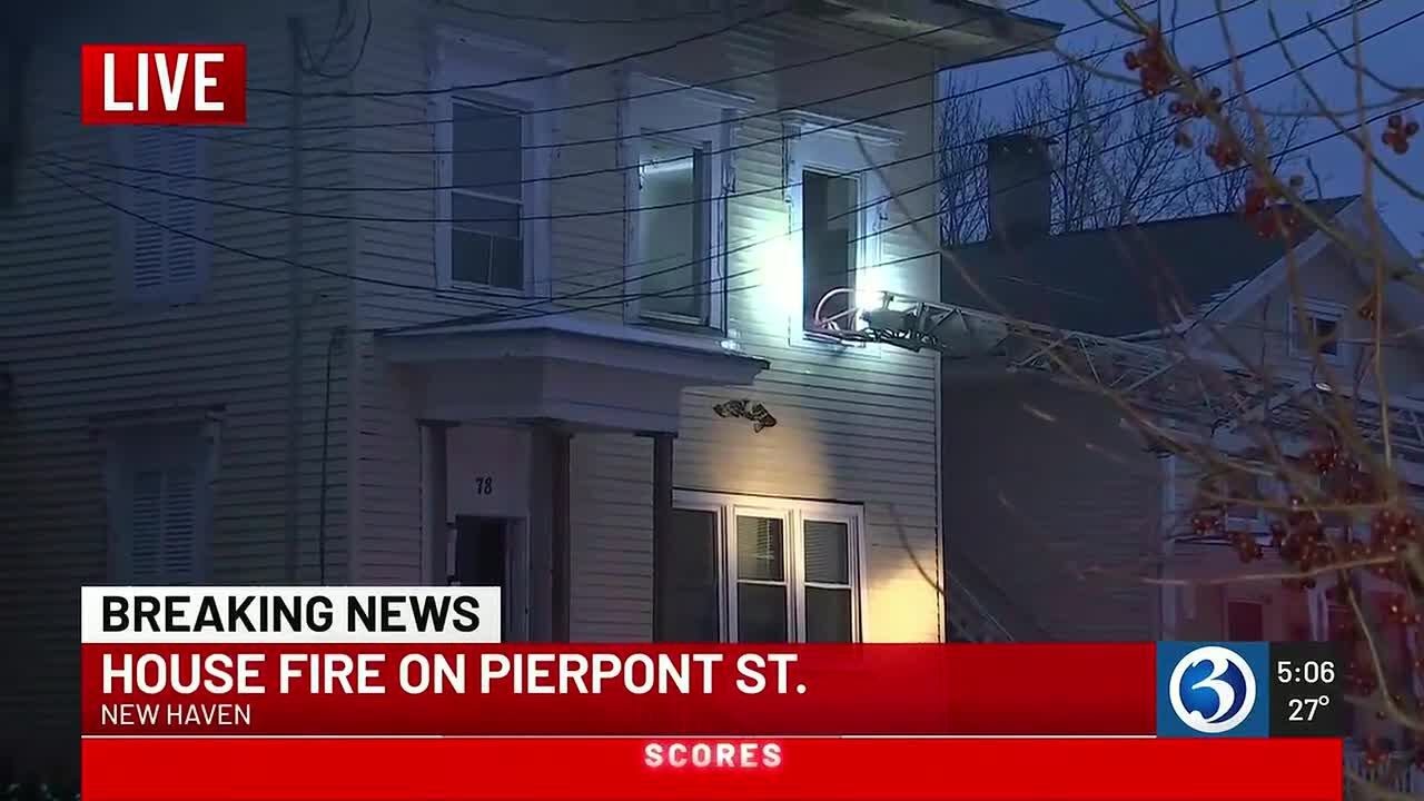 New Haven house fire displaces 12 residents, pets rescued
