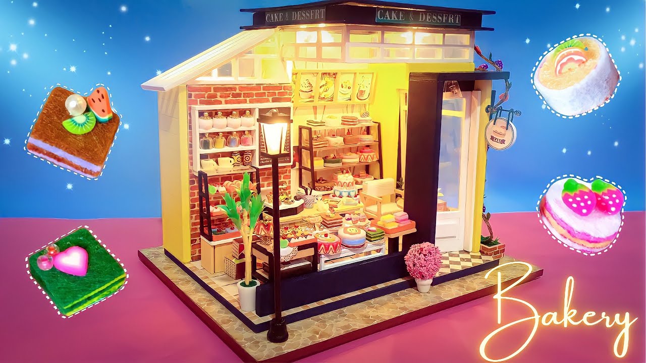 DIY Miniature Dollhouse Kit | In the Bakery |  Miniature with Jenny