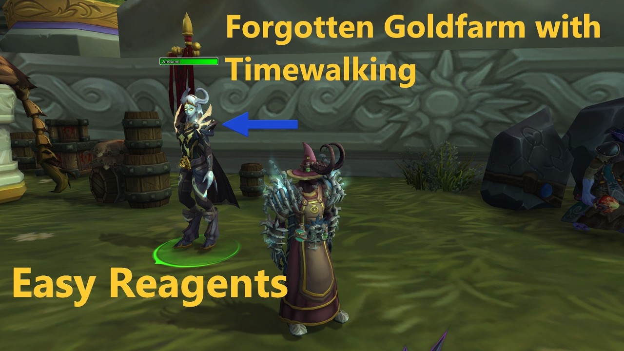 Make a little easy gold with this forgotten goldfarm Legion timewalking