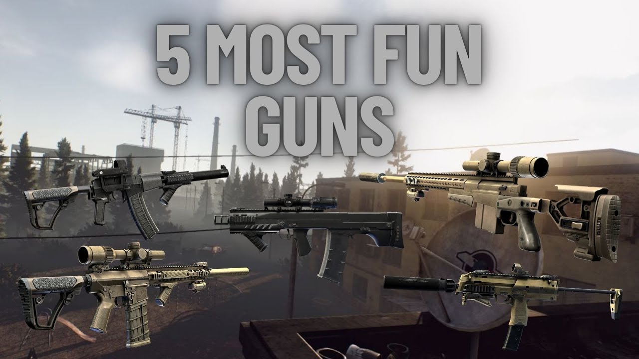 5 самых интересных видов оружия (на мой взгляд) | Escape From Tarkov
