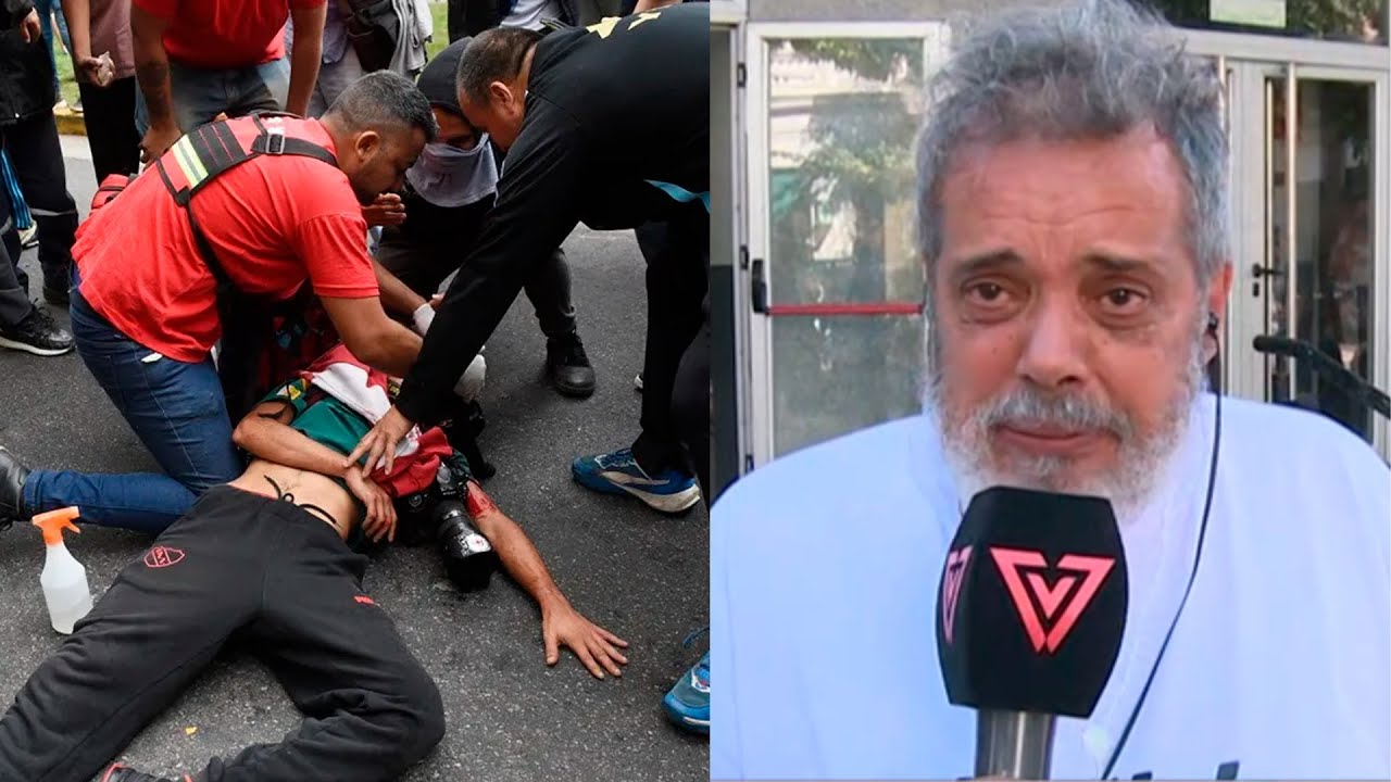 El papá de Pablo Grillo se quebró al hablar de su hijo que pelea por su vida tras la marcha