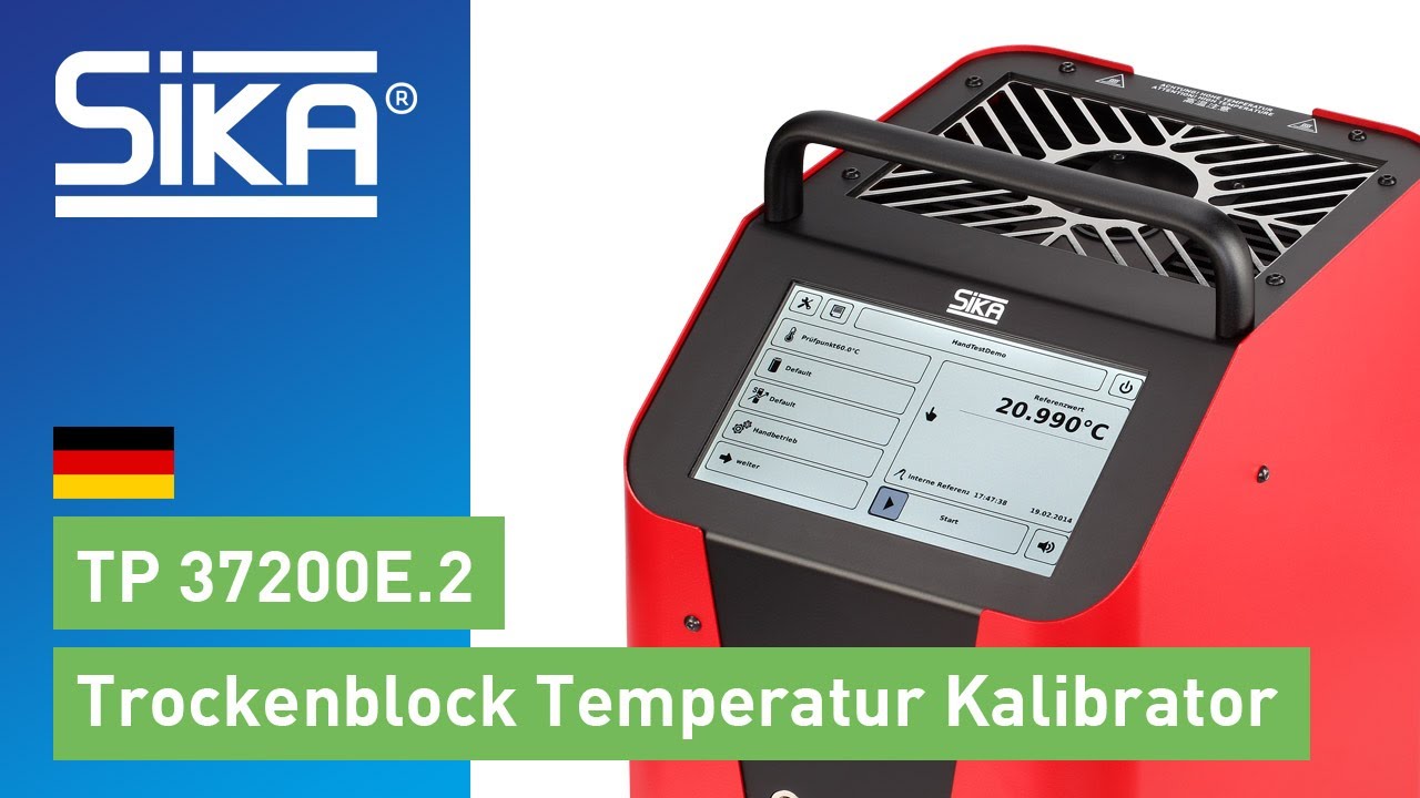 SIKA TP Premium Temperaturkalibratoren - TP 37200E.2 - Der schnellste Temperaturkalibrator der Welt