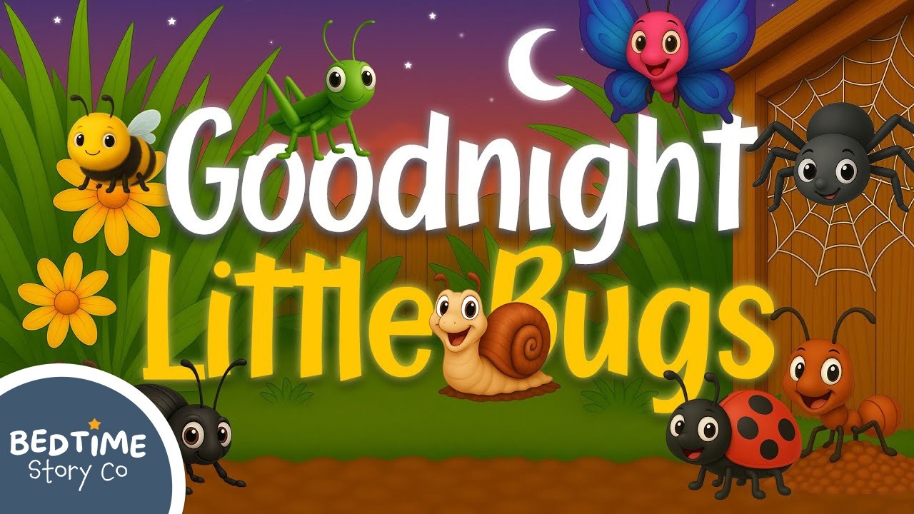 12 Hour Bedtime Story for Kids 🐞 | Goodnight Little Bugs | Sleep Video Ages 0&ndash;5