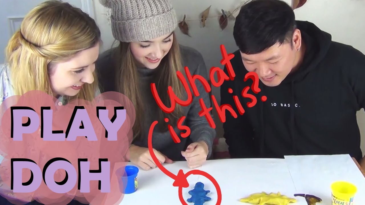 PLAY DOH CHALLENGE! MY KOREAN HUSBAND & HOJU SARA