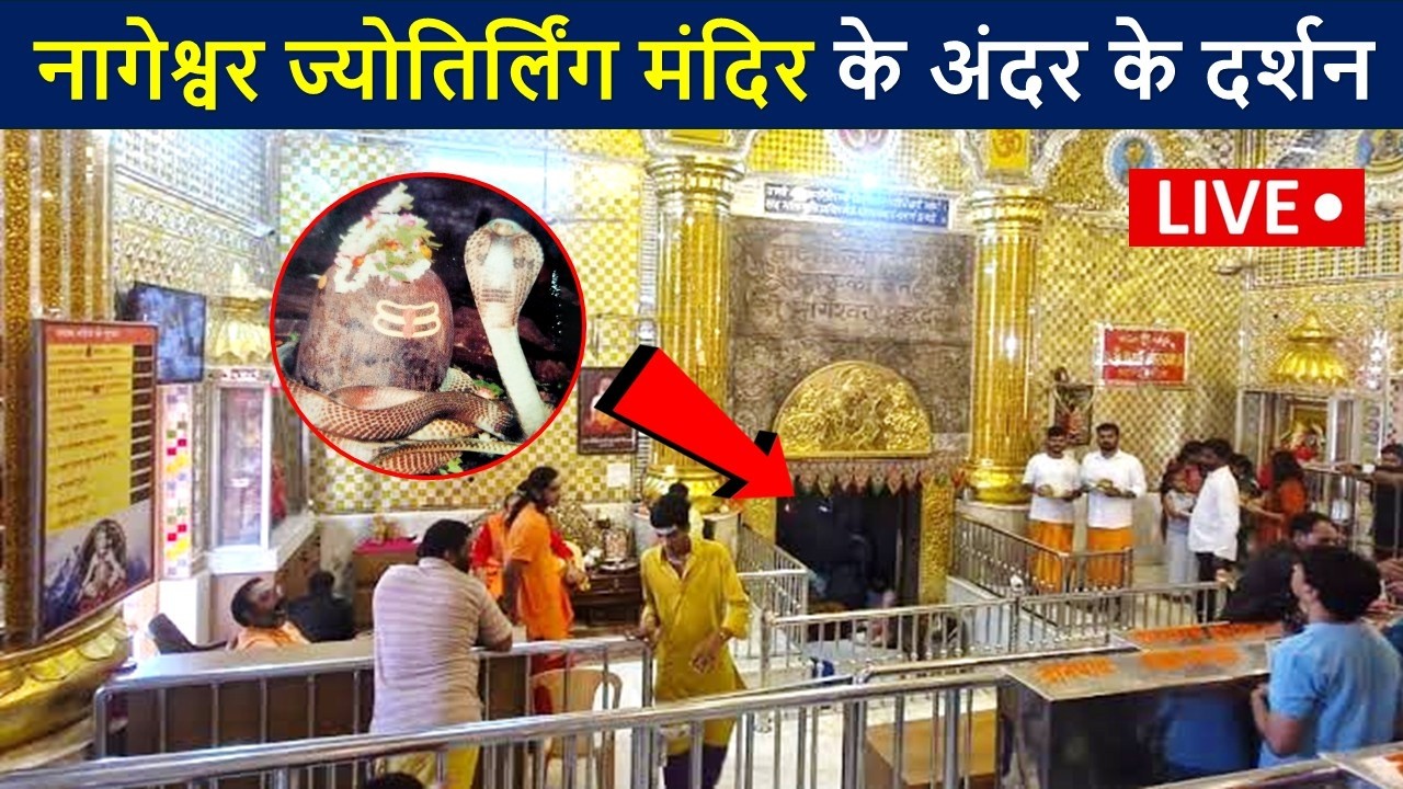 नागेश्वर ज्योतिर्लिंग मंदिर के अन्दर के दर्शन😲 | Nageshwar Jyotirlinga | 12 Jyotirling Darshan