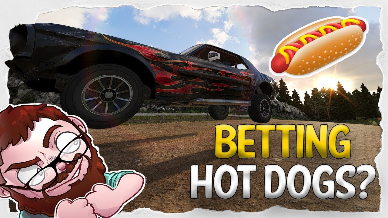 Betting Hot Dogs Against Boomer?  2v1 Destuction! - Wreckfest -