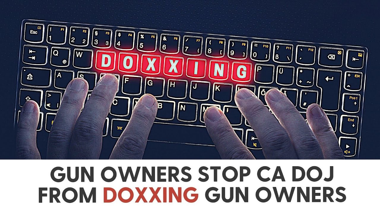Gun Owners stop CA DOJ from doxxing gun owners