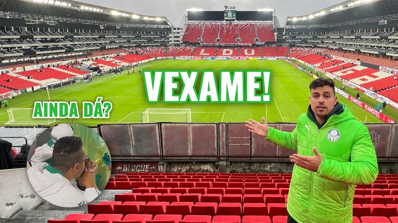 REACT DENTRO TORCIDA VISITANTE LDU X PALMEIRAS 
