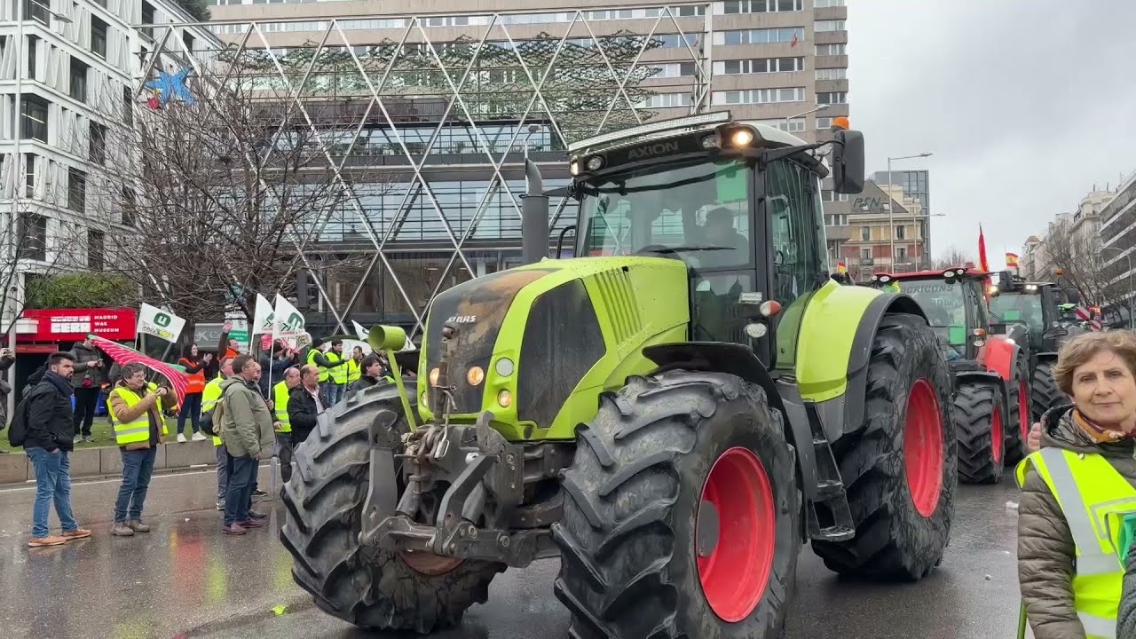 Agricultores tomam Madri com tratores em protesto contra acordo UE-Mercosul | AFP