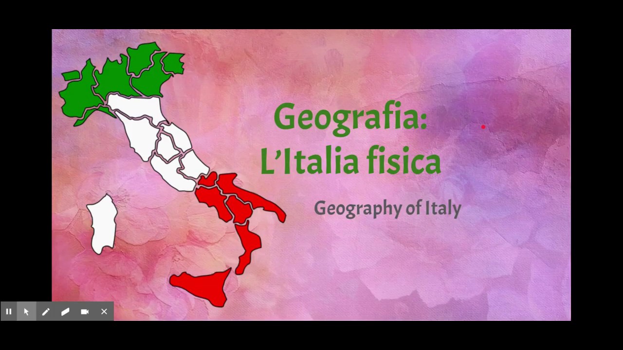 Geografia Italia Fisica