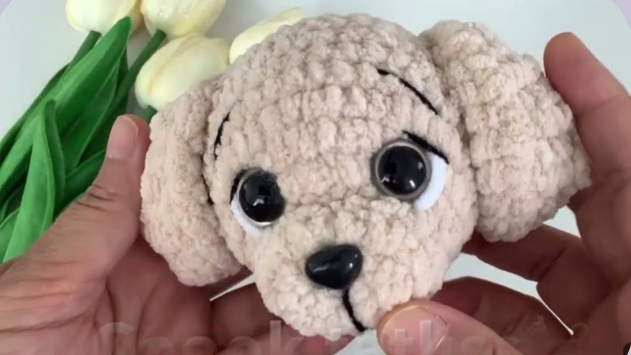 5.Kadife iple amigurumi sevimli köpek YAPIMI part/2 amigurumi tutorial