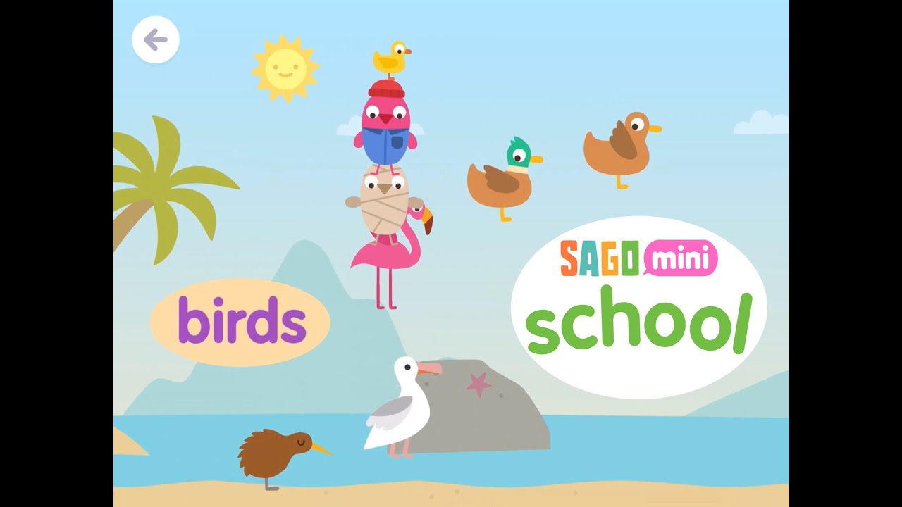 [ SAGO MINI SCHOOL] Birds, Gameplay, Educational Learning for Kids on iPad