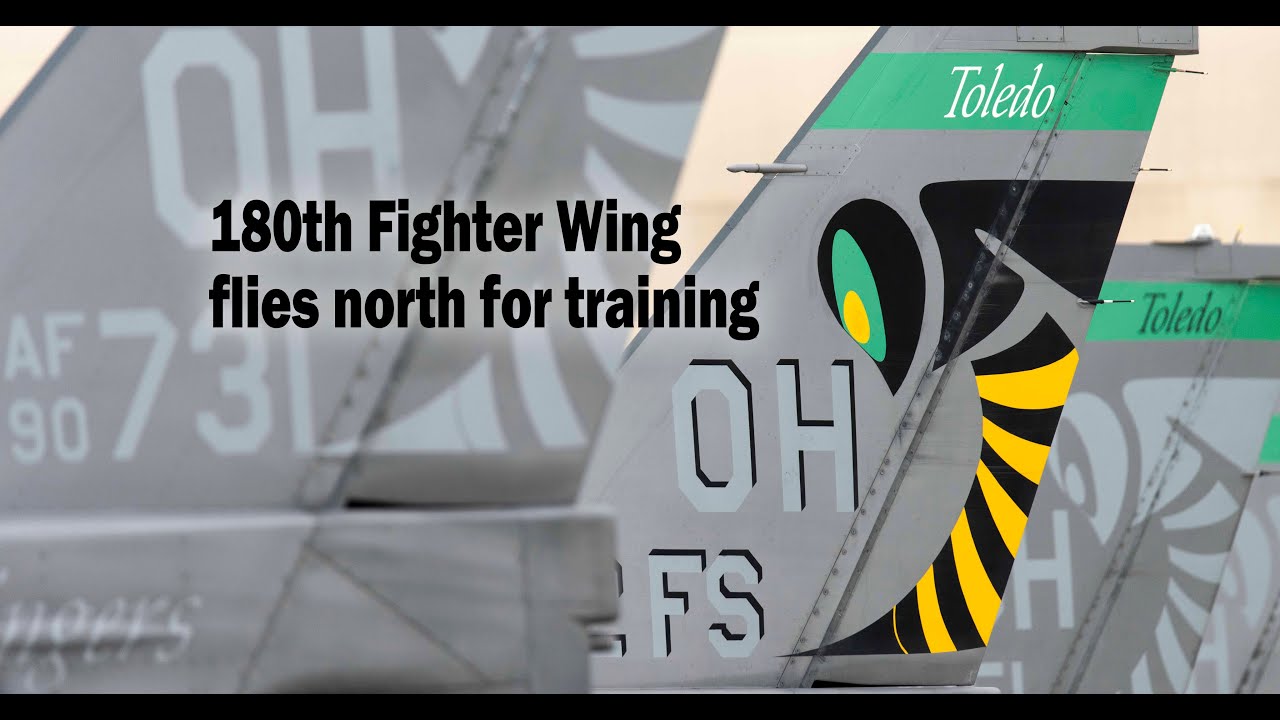 The 180th Fighter Wing flies north for training