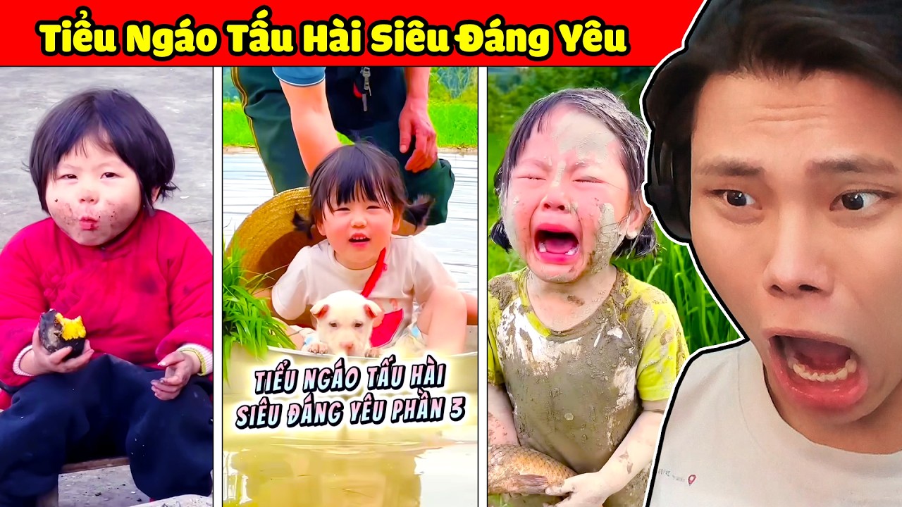 TIỂU NGÁO TẤU HÀI SIÊU ĐÁNG YÊU😭☔️JAYGRAY BẤT ỔN VÌ NGÁO DỄ THƯƠNG HAY KHÓC NHÈ | REACTION QUYÊN QUẠ