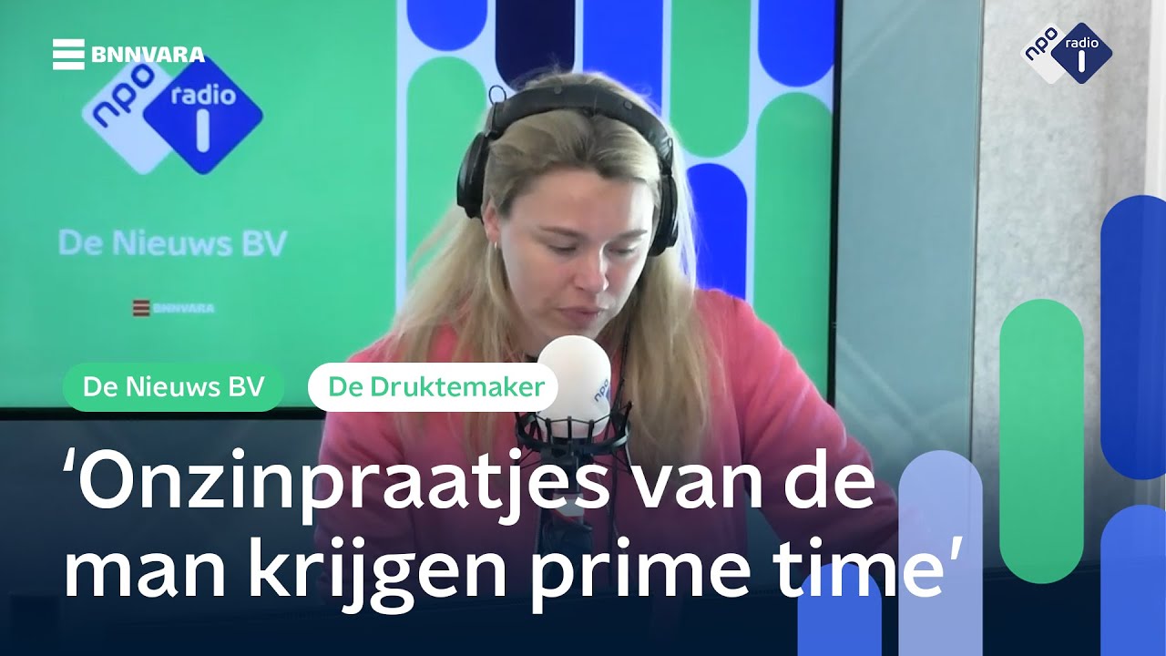 ‘Slechts 35% van de verkiesbare personen is vrouw’ | De Druktemaker | NPO Radio 1