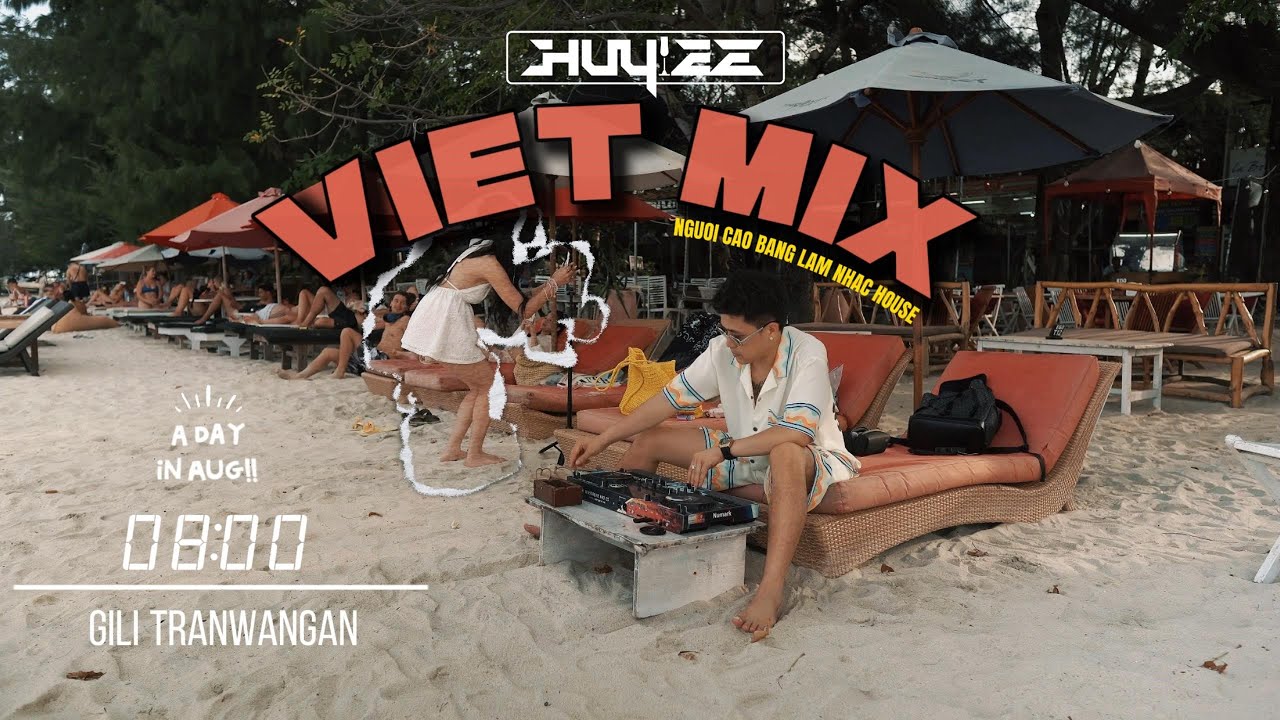 CHƠI VIETMIX TÂY PHƠI NẮNG KHÔNG MUỐN VỀ | DJ HUY LEE IN GILI TRANWANGAN ISLAND ( INDONESIA)
