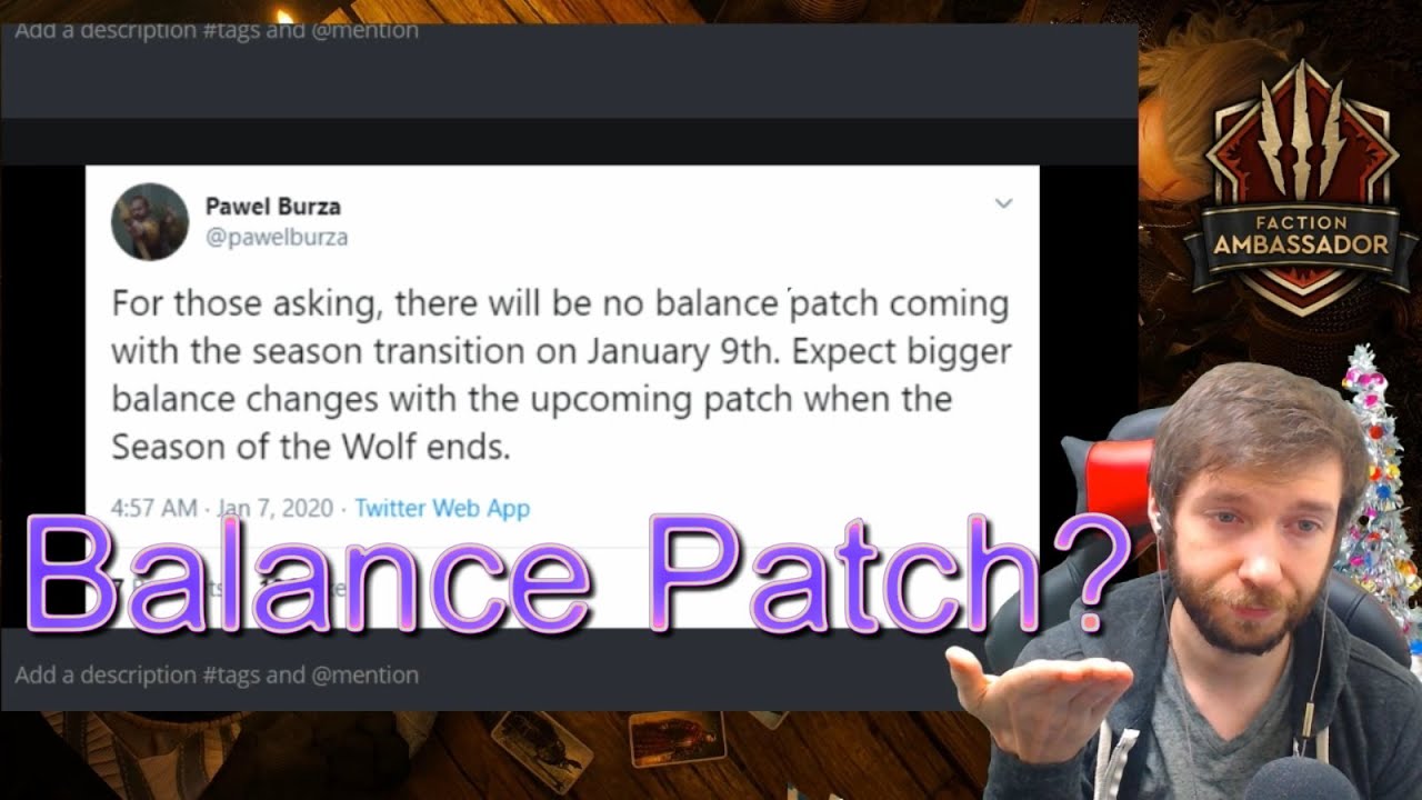 Balance Patch Reaction