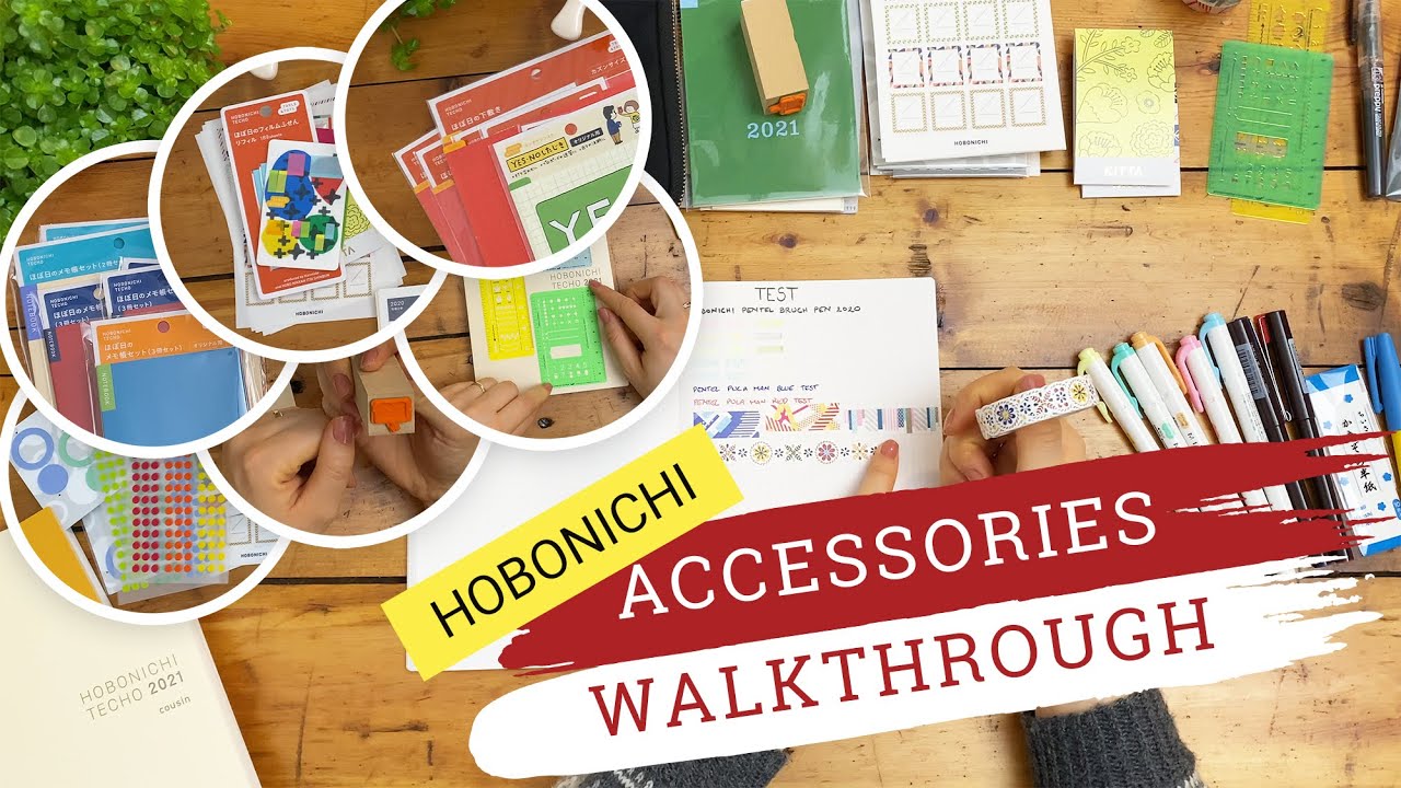 Testing 37 unique items from the Hobonichi webshop | Hobonichi Accessories Walkthrough