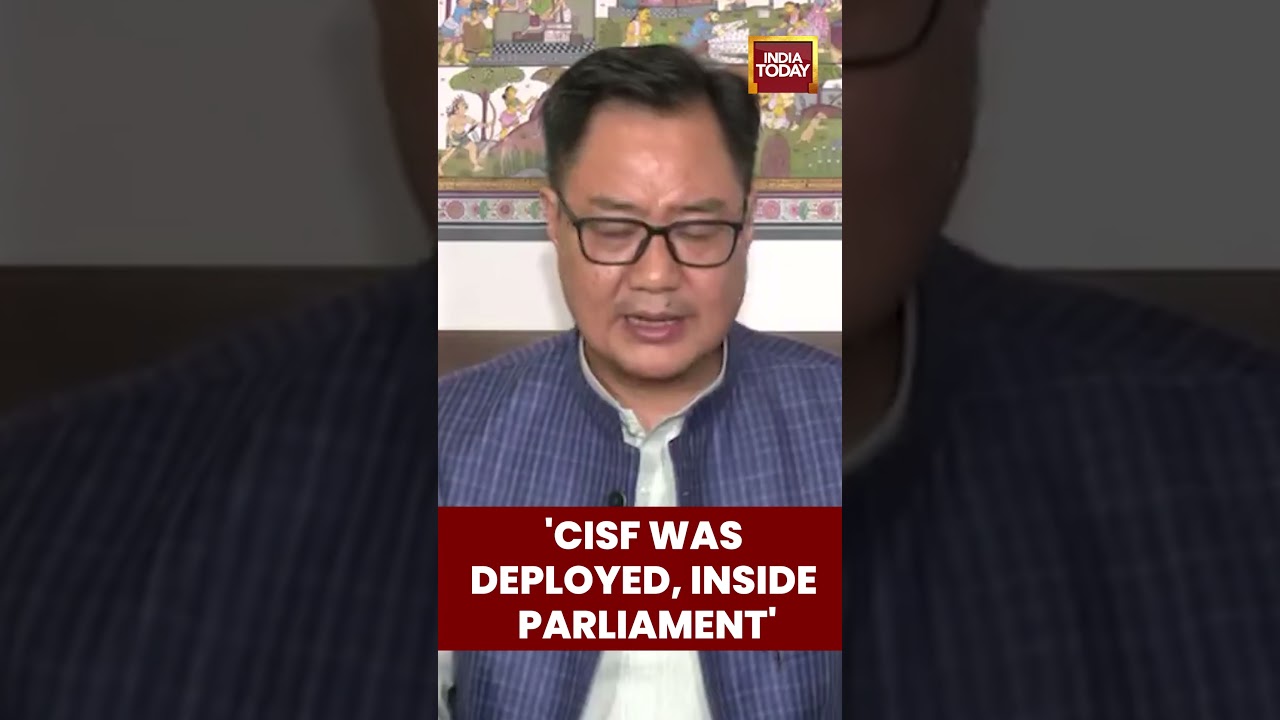 CISF Parliament Security: Rijiju Slams Aggressive MPs Disrupting House Order