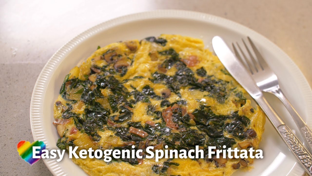 Easy Ketogenic Spinach Frittata