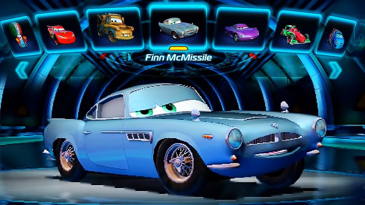 Cars 2 New Finn McMissile - Xbox 360 Race Gameplay #15