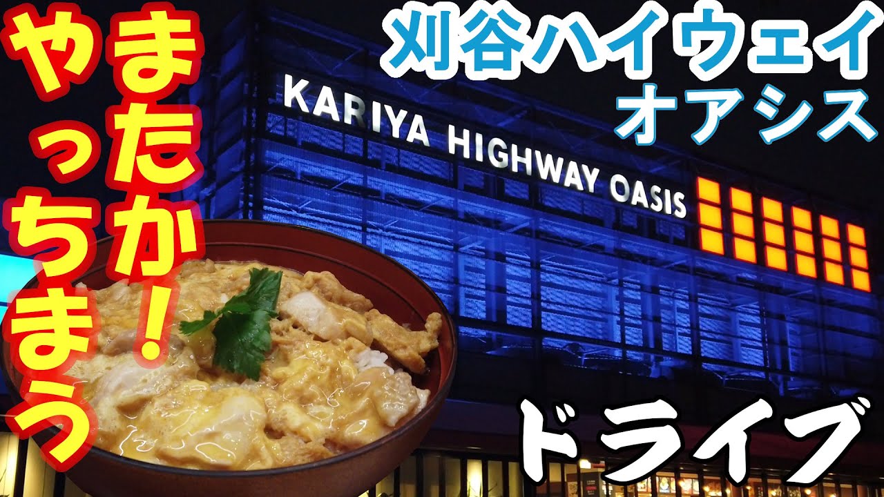 【ドライブ】刈谷ハイウェイオアシスに初めて行き飯を堪能する（旅vlog）