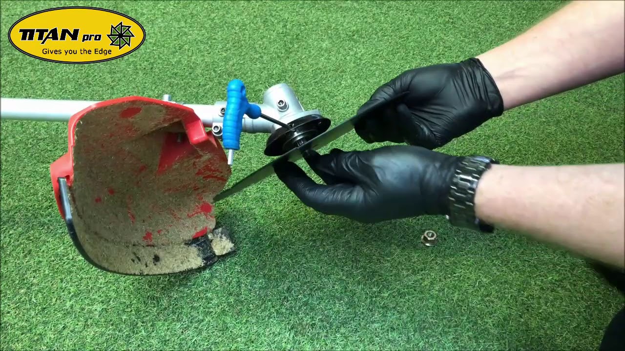 Titan Pro Brushcutter Blade/Bump Head Change - TP260 and TP430 Strimmers