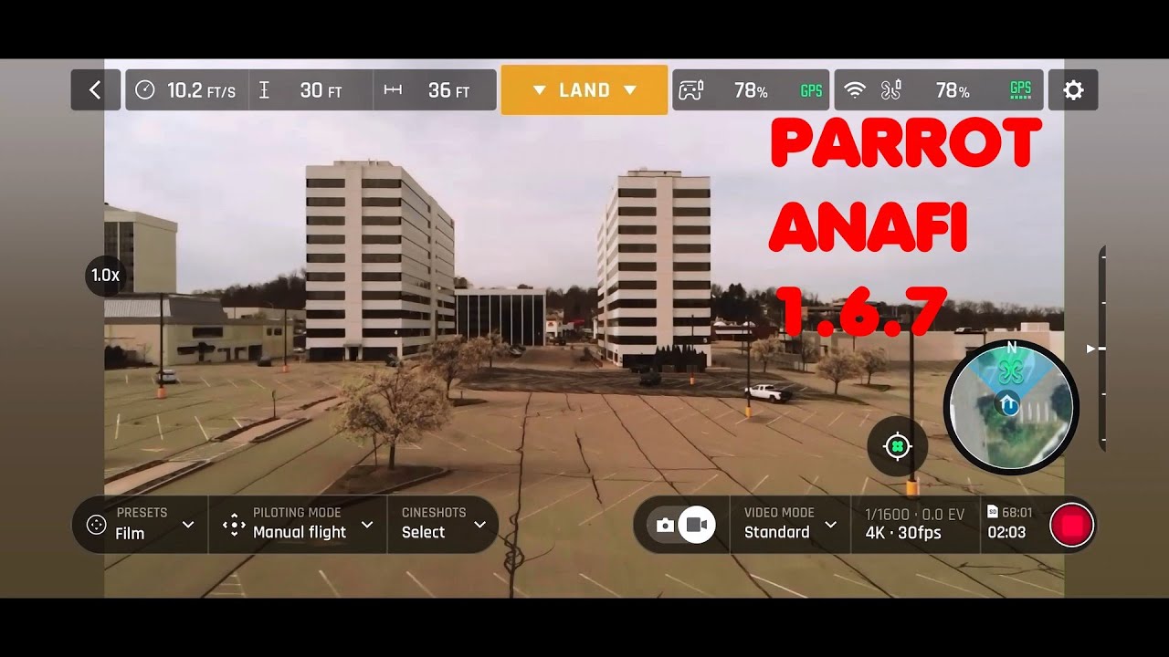 Parrot Anafi Drone Update 1.6.7 No Problems