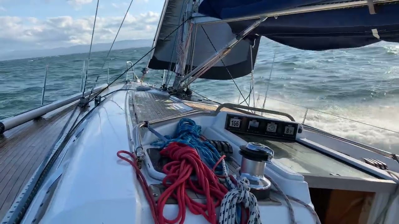 Sailing in the Irish Sea. Grand Soleil 45 with Island Planet Sails