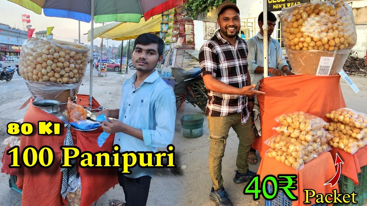 Inka Panipuri Ka Set-up 😱 जबरजस्त | Roj 2500 Panipuri Bech Lete Hai, Profit  🤑🤑 #Panipurikapani...