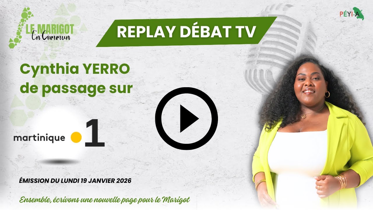 Municipales 2026 au Marigot - Débat TV Martinique la 1ère