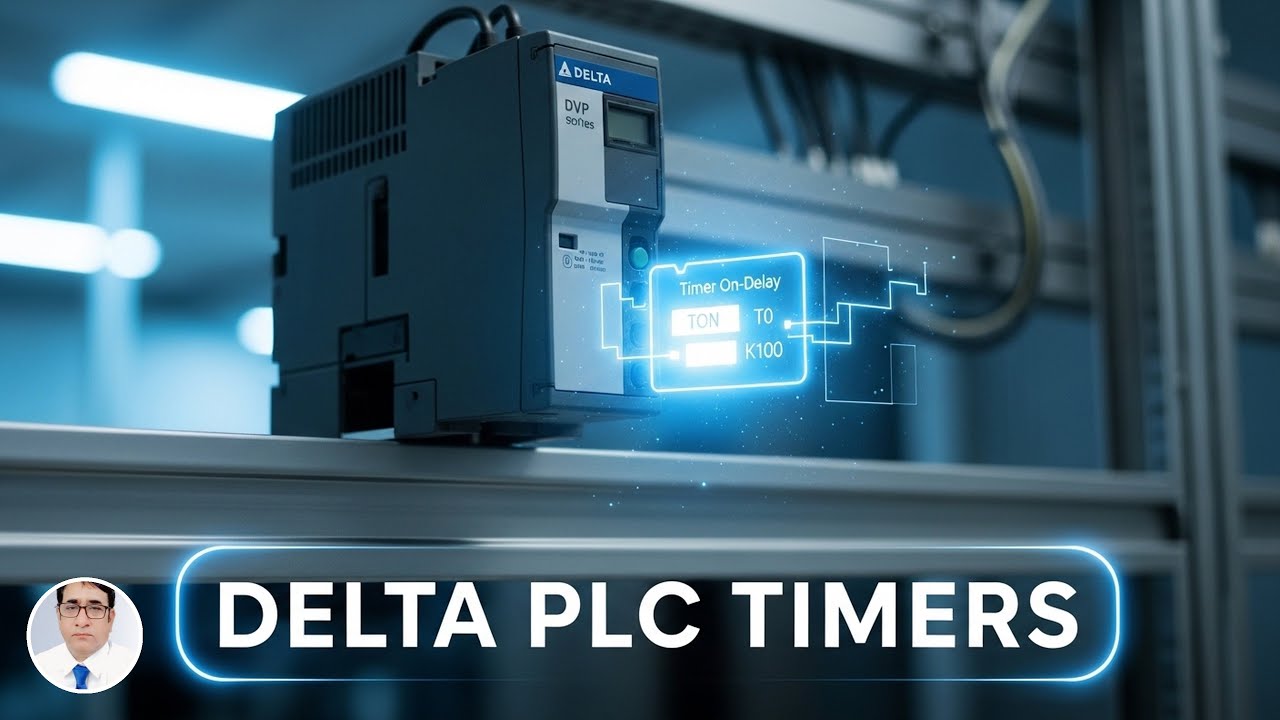 how to use timers in delta plc