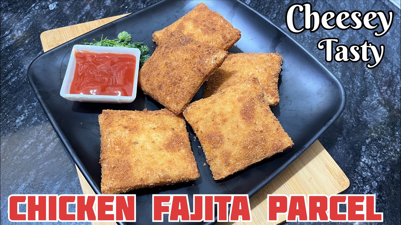 Ramzan special Iftaar ke liye banaye cheesey chicken fajita parcel |Raziya ki Recipes 