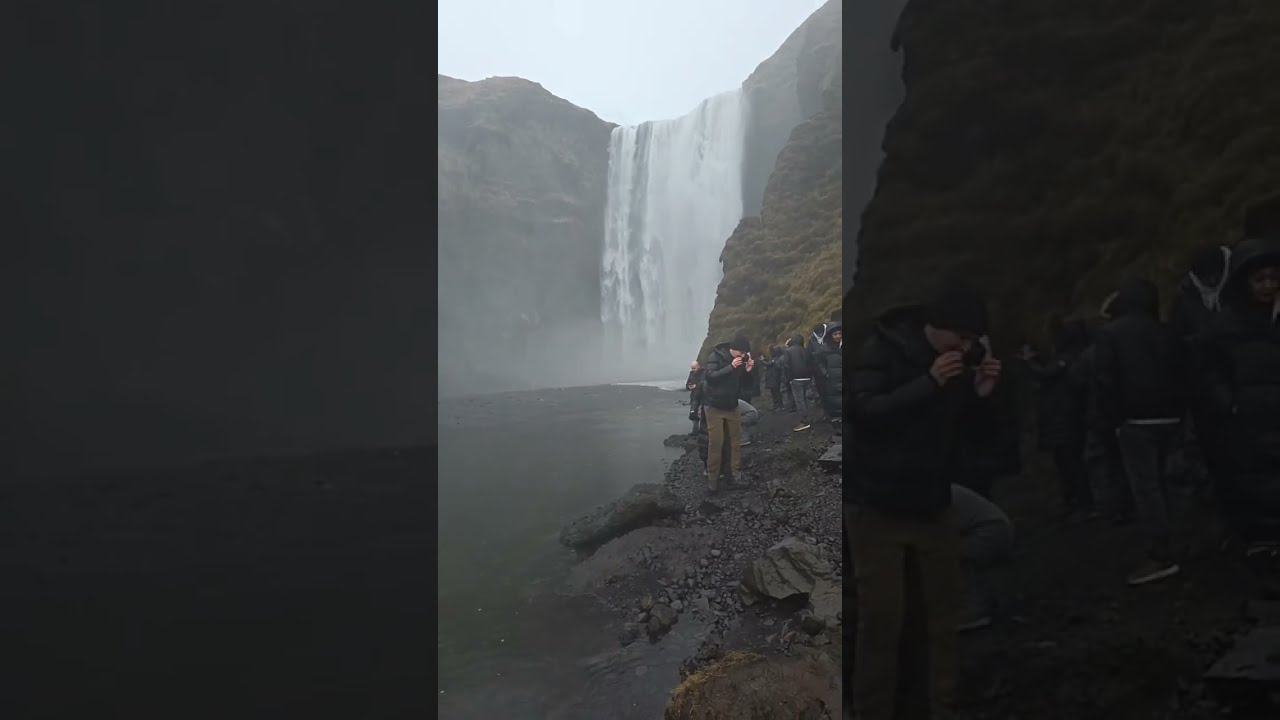 Water falls in iceland 