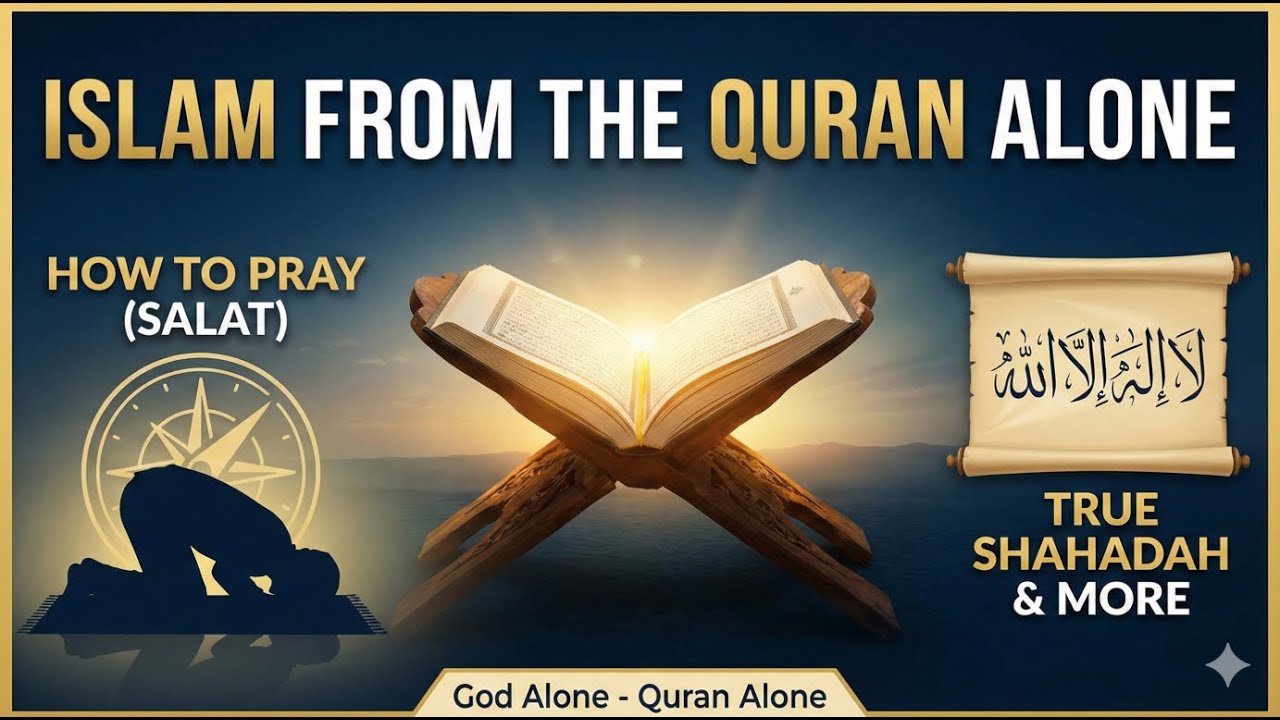 Islam from the Quran Alone: How to Pray (Salat), True Shahadah & More