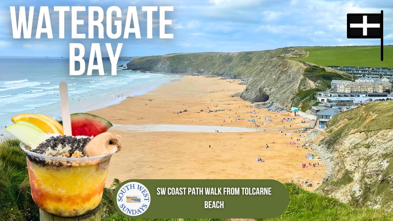 Watergate Bay Walk from Tolcarne Beach | Newquay | South West Coast Path | via Lusty Glaze & Porth