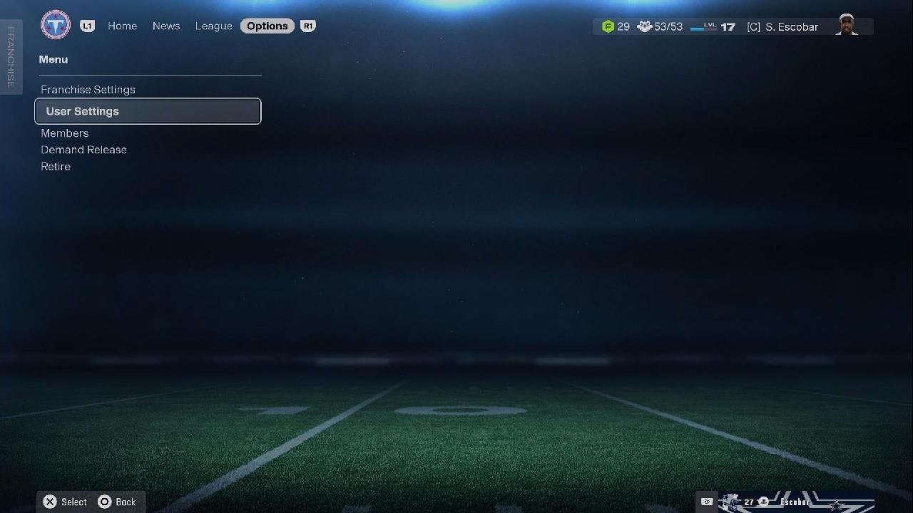 Madden NFL 26 Updated Franchise, XP, and Gameplay sliders (edit: put holding at 56)