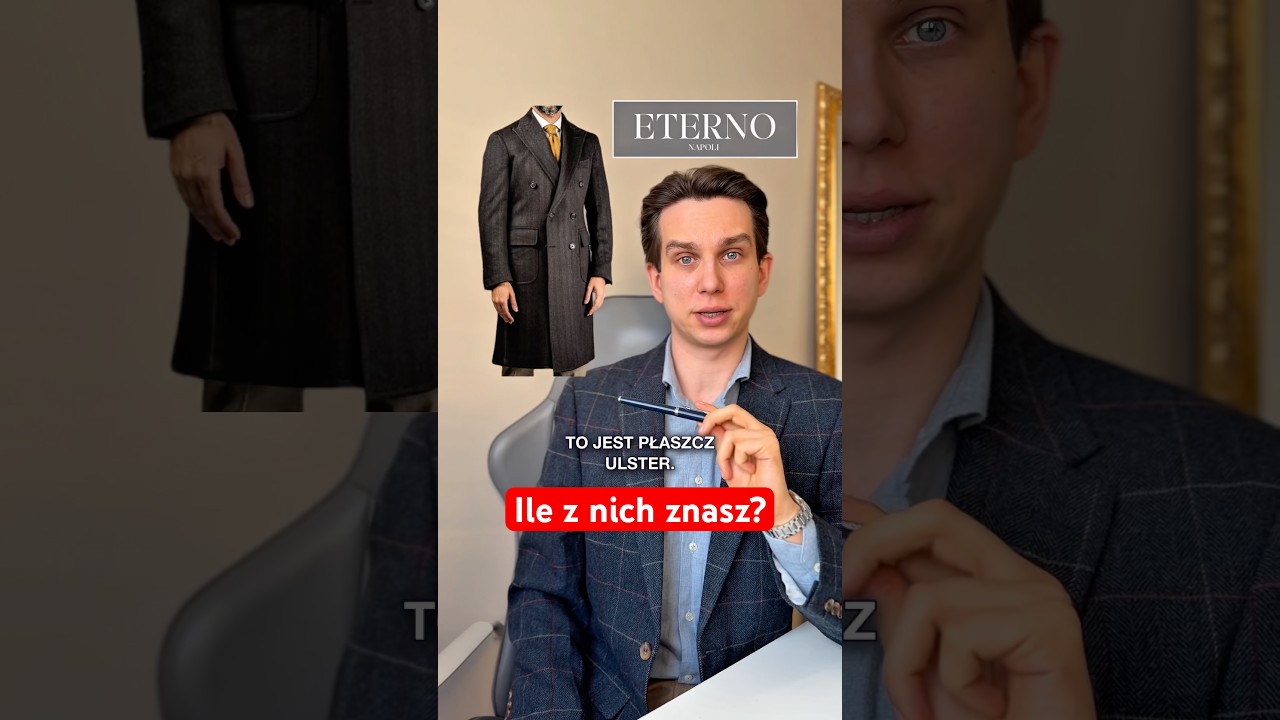 12 męskich okryć wierzchnich. Ile z nich znasz?