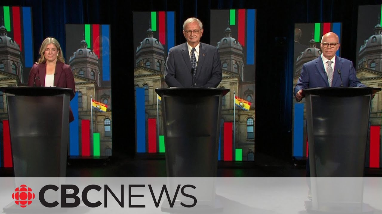 The New Brunswick election's first debate: Watch the party leaders square off