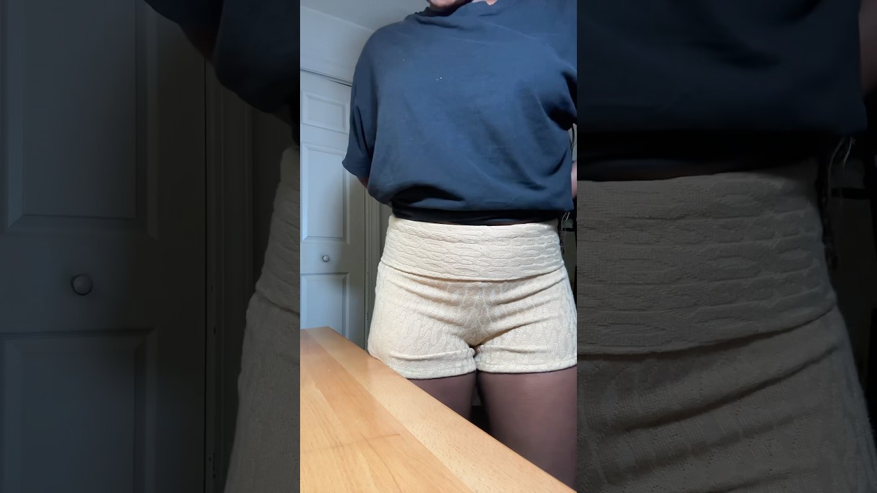Sewing foldover shorts