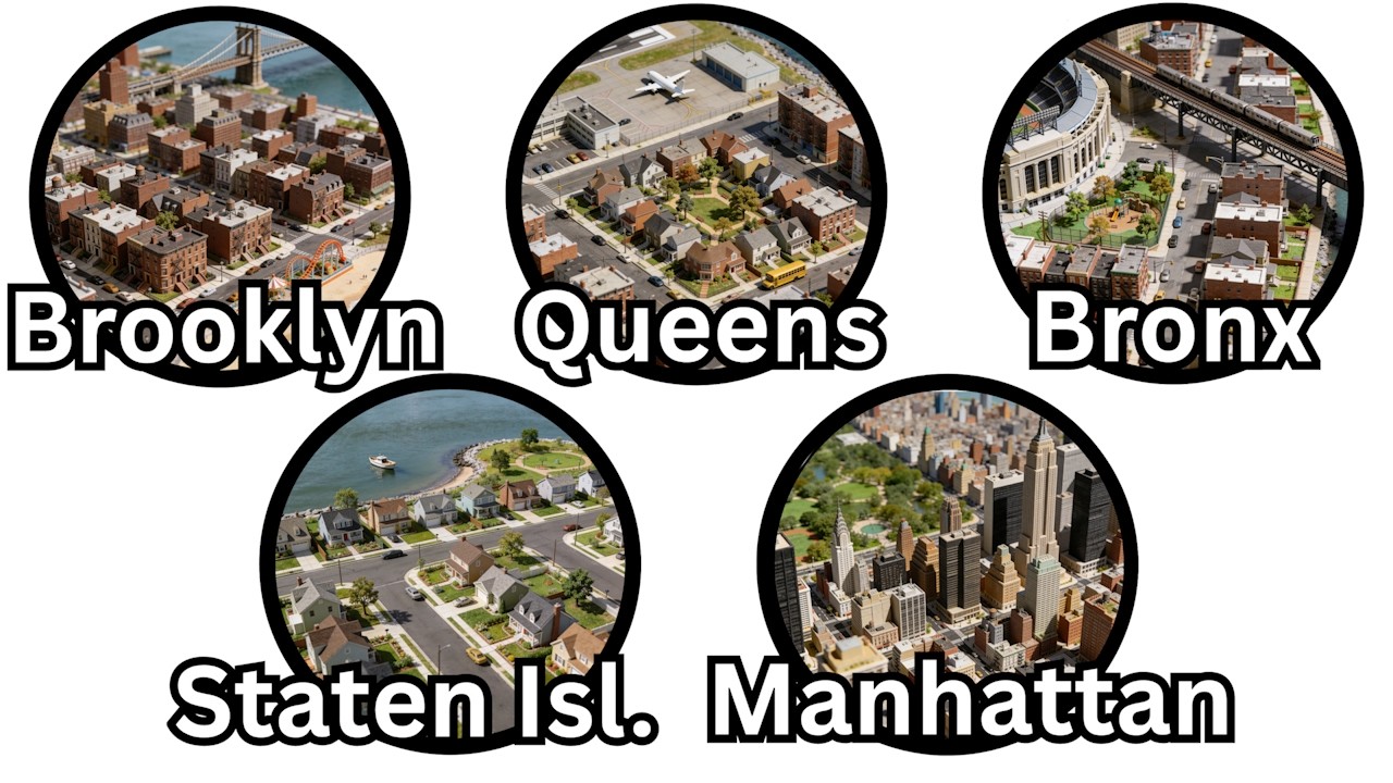 Every borough of New York City explained in 8 minutes.