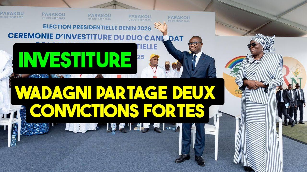 Romuald Wadagni à l’investiture : deux convictions fortes pour transformer le Bénin