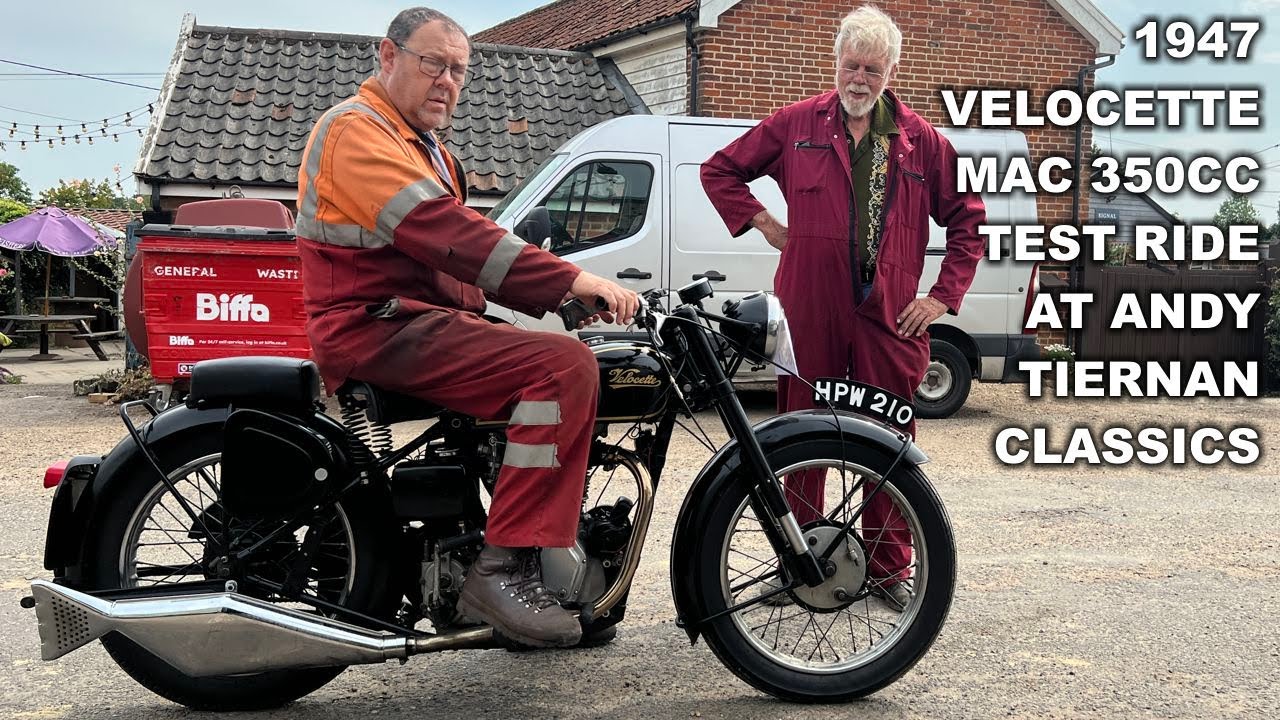 1947 Velocette MAC 350cc на гонке Andy Tiernan Classics #09279VEL
