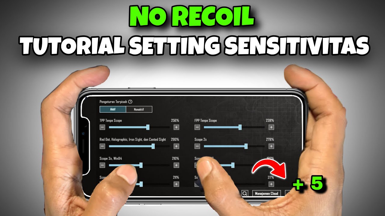 Cara Setting Sensitivitas Pubg Mobile Terbaik Gyro & No Gyro Cara Aim Lurus Pubg | PUBG MOBILE 4.2