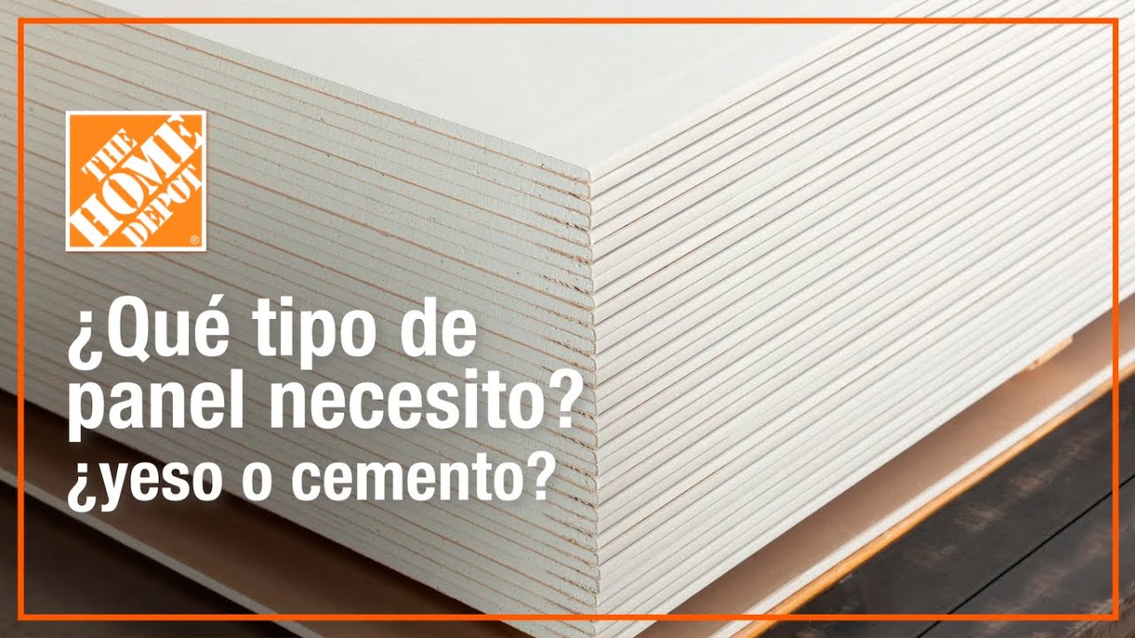 Variedad de paneles de yeso y cemento | Material de construcci&oacute;n | The Home Depot Mx